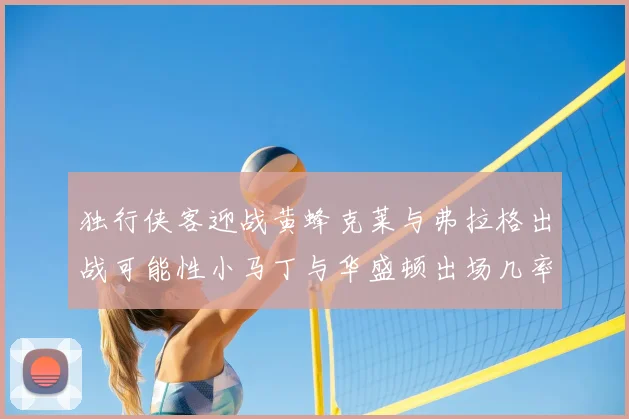独行侠客迎战黄蜂克莱与弗拉格出战可能性小马丁与华盛顿出场几率高